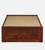 Horten Sheesham Wood Single Bed In Honey Oak  Finish With Box Storage