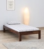Horten Sheesham Wood Single Bed In Provincial Teak Finish