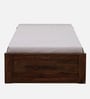 Horten Sheesham Wood Single Bed In Provincial Teak Finish With Box Storage