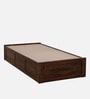 Horten Sheesham Wood Single Bed In Provincial Teak Finish With Box Storage
