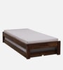 Horten Sheesham Wood Single Bed In Provincial Teak Finish With Trundle