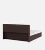 Hoshi Queen Size Bed in Wenge Finish with Drawer Storage