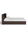 Hoshi Queen Size Bed in Wenge Finish with Drawer Storage