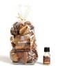 Sandalwood Dried Leaves Potpourri Bag With Aroma Oil by Hosley