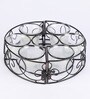 Triad Set Of 6 Black Metal Table Tea Light Holder