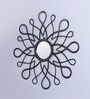 Black Metal Festive Decorative Mirror