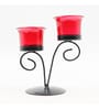 Hosley Black Tealight Candle holder Pack of