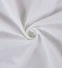 White Solid 180 TC Polyester King Sized Bedsheet With 2 Pillow Covers