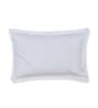White Solid 180 TC Polyester Bedsheet With Single Size Bedsheet With 1 Pillow Cover