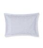 White Solid 210 TC Cotton Bedsheet With Single Size Bedsheet With 1 Pillow Cover