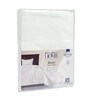 White Solid 210 TC Cotton Bedsheet With Single Size Bedsheet With 1 Pillow Cover