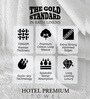 White Cotton Hand Towels 700 GSM Pack of 2