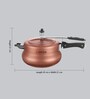 Hotsun Brown Aluminium Pressure Cooker, 5 Ltr