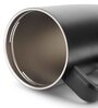 House of Quirk 1200ML Drinkmate Tumbler with Handle and 2 Straw Flip Lid, Stainless Steel Large Water Bottle Gifts for Women Men Him Her (Black)