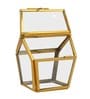 House Shaped Brass & Glass Jewellery Organizer Decorative Box