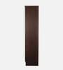 Housen 3 Door Wardrobe in Walnut Finish with Lock