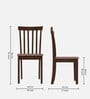 Houston Solid Wood 4 Seater Dining Set With Bench In Brown Finish