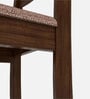 Houston Solid Wood 4 Seater Dining Set With Bench In Brown Finish