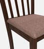 Houston Solid Wood 4 Seater Dining Set With Bench In Brown Finish