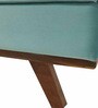 Houston Velvet Chaise Lounger In Teal Colour
