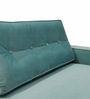 Houston Velvet Chaise Lounger In Teal Colour