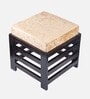 Houston Stool In Beige Sparkle Colour