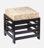 Houston Stool Set Of 2 In Beige Sparkle Colour