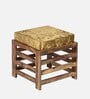 Houston Stool Set Of 2 In Green Sparkle Colour