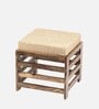 Houston Stool Set Of 2 In Jute Beige Colour
