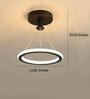 Hover Black Metal Ceiling Light