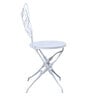 Howard Metal Outdoor Chair In White Colour