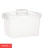 10 Litres Plastic Storage Box, Set of 2