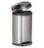 Howards Storage World Eko Soft Close Pedal Stainless Steel 10 L Dustbin
