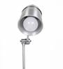 Howmini Chrome Metal Shade Table Lamp with Chrome Base