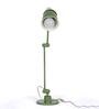 Howmini Green Metal Shade Table Lamp with Green Base