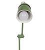 Howmini Green Metal Shade Table Lamp with Green Base