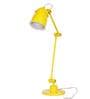 Howmini Yellow Metal Shade Table Lamp with Yellow Base