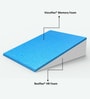 Orthopedic HR & Memory Foam White Bed Wedge 28X24 Inch In Big Size