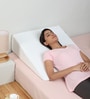 Orthopedic HR & Memory Foam White Bed Wedge 28X24 Inch In Big Size
