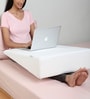 Orthopedic HR & Memory Foam White Bed Wedge 28X24 Inch In Big Size