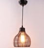 Meville Hsaka Black Iron Hanging Light