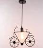 Flamingo Hsaka Black Iron Hanging Light