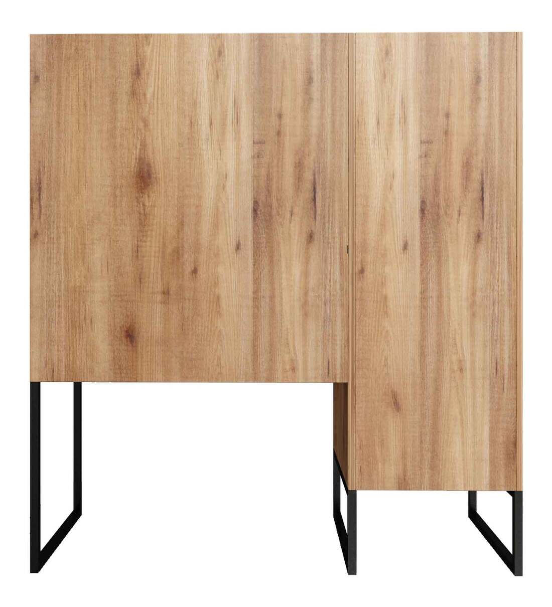 Buy Stella Hutch Desk in Knottywood Finish by Crystal Furnitech Online