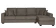 Hugo Fabric LHS Sectional Sofa (3 + Lounger) In Sandy Brown Colour