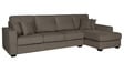 Hugo Fabric LHS Sectional Sofa (3 + Lounger) In Sandy Brown Colour