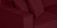 Hugo Fabric LHS Sectional Sofa (2 + Lounger) In Garnet Red Colour