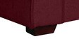 Hugo Fabric LHS Sectional Sofa (2 + Lounger) In Garnet Red Colour