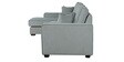 Hugo Fabric RHS Sectional Sofa (3 + Lounger) in Ash Grey Colour