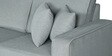 Hugo Fabric RHS Sectional Sofa (3 + Lounger) in Ash Grey Colour
