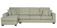 Hugo Fabric RHS Sectional Sofa (3 + Lounger) in Beige Colour